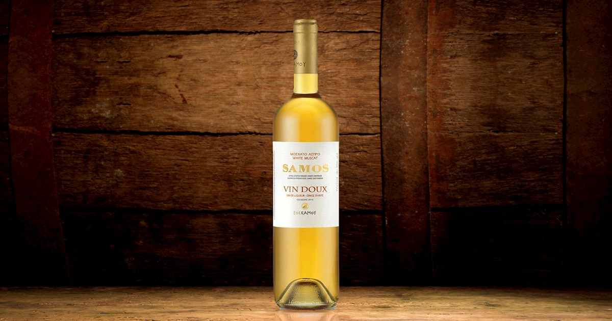 Samos muskat víno VIN DOUX likerové sladke 15 750ml 2